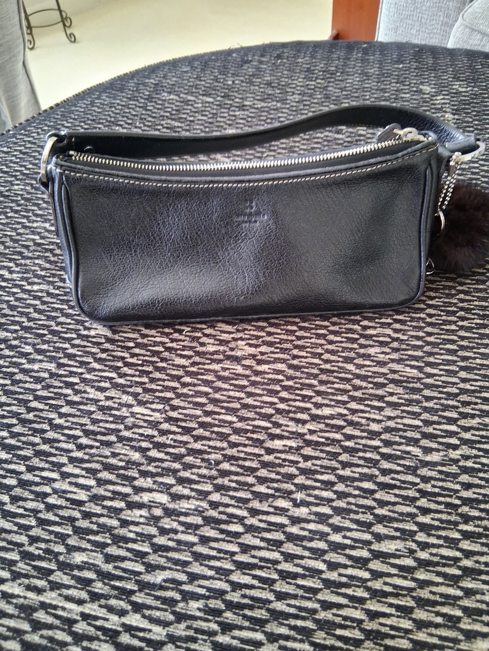 Black Leather Kate Spade Shoulder Bag